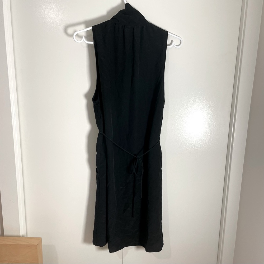 Aritzia Wilfred 100% Silk Dress Sz M Black - Picture 3 of 7
